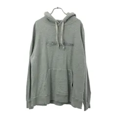 チャンピオン 長袖 スウェットパーカー MEDIUM グレー Champion メンズ 古着 【240325】