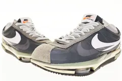 ナイキ NIKE × SACAI ZOOM CORTEZ SP IRON GREY DARK GREY 26.5cm DQ0581-001 サカイ ズーム コルテッツ アイアン グレー ダーク グレー 【ブランド古着ベクトル】【中古】▲■250417