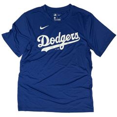 【サイズ選択可】NIKE ナイキ MLB ドジャース レプリカTシャツ ブルー メンズ レディース  LAD Los Angeles Dodgers サポーターズグッズ 応援グッズ ベースボール 新品【サードウェイブ ゴルフ&スポーツ メルカリShops店】