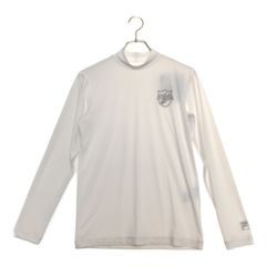 未使用品 メンズ フィラゴルフ FILA GOLF インナー M 白 ホワイト 長袖 モックネック 接触冷感 訳あり