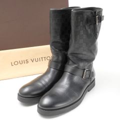 LOUIS VUITTON ルイ・ヴィトン ダミエアンフィニ ブーツ サイズ9