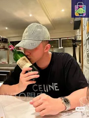 LV（ルイ・ヴィトン） クラシックなデニム プレス ベースボールキャップ ハイエンドカスタム 一般市場バージョンではない 