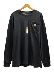 Carhartt (カーハート) Workwear LS Pocket T-Shirt ロンT 長袖Tシャツ K126 M ブラック メンズ/091