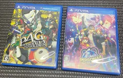 ◇ PS Vita ゲームソフト 【 ペルソナ4 ザ・ゴールデン＆ダンシング・オールナイト 】 2本セット ペルソナ4 ATLAS / 中古