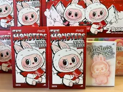 新品未開封　正規品　ラブブ　THE MONSTERS Macaron Big into Energy1点 & POPMART COLA コカコーラ2点　合計３ピース