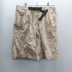 ◇ ⊂ TIGORA ティゴラ ウエストベルト付き ショートパンツ サイズM ベージュ メンズ E  【1410290062883】