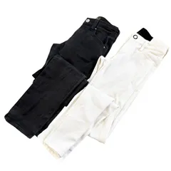 TL7  SOMETHING  サムシング　スキニーパンツ　2着セット　ブラック　黒　ホワイト　白　レディース　　VIENUS JEAN