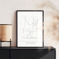 【A2】パウル・クレー Engel im Boot（小舟の中の天使）天使連作 アートポスター 名画 絵画 特大 アートパネル AP292