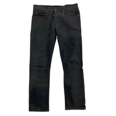 SAINT LAURENT ブラック コーティングデニム　30 SAINT LAURENT (サンローラン) SKINNY-FIT JEANS COATED BLACK