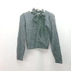 ◇ ◎ PROPORTION BODY DRESSING クルーネック 秋冬向け フェミニン 長袖 セーター 表記なし ダークグレー レディース E  【1310130044270】