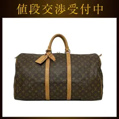 〇〇LOUIS VUITTON ルイヴィトン ボストンバッグ モノグラム サック・スープル55 M41622 ブラウン