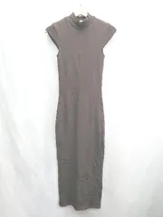 ◇ ⊂ ZARA ザラ ストレッチあり ロング丈 ワンピース サイズS ブラウン レディース E  【1502060003919】