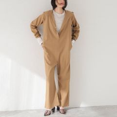BASERANGE VESTER JUMPSUIT：オールインワン 23040380002430 オールインワン レディース ブラウン FREE