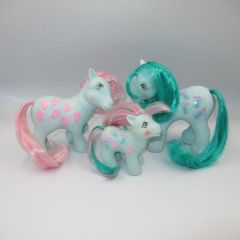 G180's My Little Pony Loving Family Ponies Parent and Child Family Pony Doll Figure Plush Toy Vintage Balloon Party