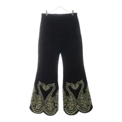 GUCCI】グッチ　黒ベロア フレアパンツ！！美品！！ 2025年最新】gucci フレアパンツの人気アイテム - メルカリ