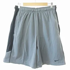 ナイキ NIKE 美品 ドライフィット DRI FIT ハーフ ショート イージー パンツ スポーツ ウエア XL グレー 0219 ●ECO
