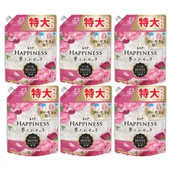 レノア ハピネス 夢ふわタッチ 柔軟剤 アンティークローズ 詰め替え 720mL x ６個セット