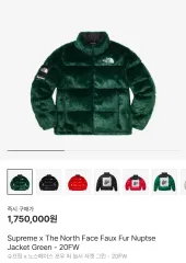 Supreme The North Face ファー ヌプシ ダウン 確実正規品 Supreme/The North Face Faux Fur Nuptse Jacket - ParkSIDER
