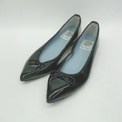 ◇ Θ Emma Francis エマ フランシス フラット リボン パンプス サイズ22.5 ブラック系 レディース E  【1507030010157】