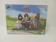 一番くじ 進撃の巨人 ～地鳴らし～ A賞 エレン＆ミカサ＆アルミン ～壁の外の世界～ バンダイ フィギュア 中古 未開封品 [S-196]
