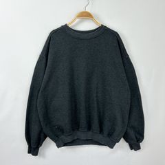 【フォロワー様クーポン配布中！】メキシコ製 Russell athletic ラッセルアスレチック PLUMA 前V 前ガゼット 無地 スウェット トレーナー プルオーバー 輸入古着 海外古着 US古着 メンズ ノームコア XLサイズ グレー 【S4】