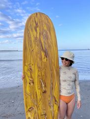 Tiny flower rash guard      　　yellow　　S/M　M/L