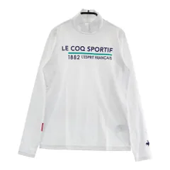 サイズ：M LE COQ GOLF ルコックゴルフ  ハイネック 長袖Tシャツ  ホワイト系 [240101536573] ゴルフウェア レディース ストスト