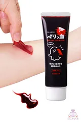 【新品・未使用品・メール便発送】クラッセ 乾いてはがせる肌用血のり（ぺりっ血） コスメ コスプレ ハロウィンのサムネイル