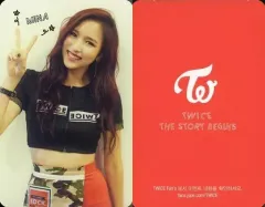 【中古】コレクションカード(女性) TWICE/ミナ/レッドカード(裏面赤)/CD「THE STORY BEGINS」特典トレカ