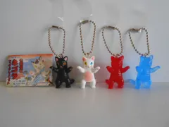 小夏屋　化猫怪獣ネゴラ　大漁セット　超激レア　スケルトン　ソフビ　マグロ マックストイ】ネゴラJ大漁セット（のミニネゴラと魚）ほか