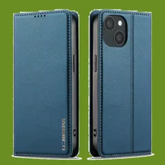 【人気商品】ブルー 人気 耐衝撃 上質合成皮革 放熱性手触りが良い マグネット式 スタンド機能 カード収納 財布型 携帯スマホケース手帳型 アイフォン13/14手帳ケース iphone14財布型ケース カバー iPhone13ケース ケース手帳型 14 iPh