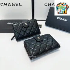 【今日特価】Chanel シャネル クラシックダブルフォールド財布シリーズ キャビアレザー使用で菱格刺繍を施し手触りが柔らかい-WTO輸入2
