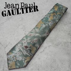 【vintage】Jean Paul Gaultier green patterned tie archive