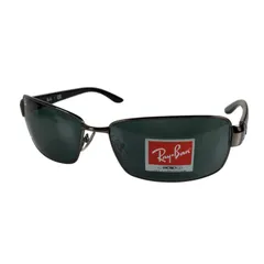 m121 未使用品 Ray-Ban RB3512-D 034/71 62ロ15 3N レイバン サングラス ガンブラック ガンメタル グレーグリー スクエア