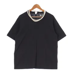 ジュンヤワタナベ 23SS コットン パールネックレス付 半袖シャツ カットソー トップス JK-T019 ブラック S【中古】のサムネイル