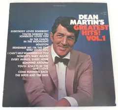 ディーン・マーティン　GREATEST HITS VOL.1　LPレコード　(欠損品あり)