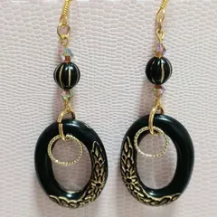 ハンドメイド★アンティークリングピアス/イヤリング