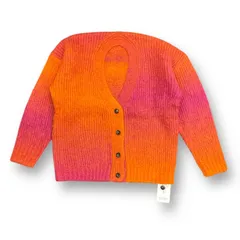 参考上代25300円 未使用品 MAISON SPECIAL Italian Alpaca Gradation Knit Cardigan イタリアンアルパカグラデーションニットカーディガン セーター メゾンスペシャル 21232365108 オレンジ Fのサムネイル