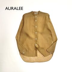 h32 Drawer コットンクルーネックバックジップブラウス 長袖シャツ Drawer コットンバックジップクルーネックブラウス
