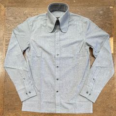 original john BEAGLE COLLAR SHIRTS GREY　　モッズ　昭和　レトロ　イギリス　ボタンダウンシャツ