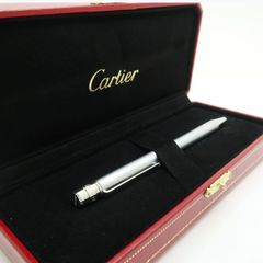 Cartier ツイスト式ボールペン シルバー×ゴールド　本体と箱 Cartier (カルティエ) ボールペン シルバー×ゴールド サントス