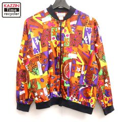 80s 90s USA製 カラフルテーラードジャケット レーヨン vintage - メルカリ