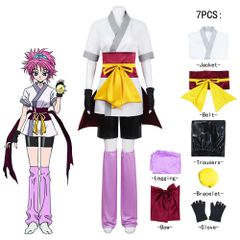 フルセット ハンターハンター マチ 通常衣装.喪服.コスプレ衣装 ハンターハンター マチ風コスプレ衣装 Lサイズ フルセット - メルカリ