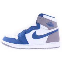 NIKE (ナイキ) AIR JORDAN 1 RETRO HIGH OG TRUE BLUE エア ジョーダン1 レトロハイ トゥルーブルー ハイカットスニーカー ブルー/グレー US11.5/29.5cm DZ5485-410