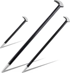 LEONTOOL ローリングヘッドプライバーセット 3点セット ローリングヘッドこじ開け棒セット 伸縮式インデクシングプライバー マイティバー 先端丸軸 ミニバール 梃子 鍛造 炭素鋼 軽量 省力 工具 DIYのサムネイル