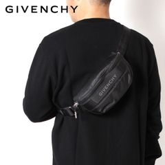 24AWモデル ジバンシィ GIVENCHY メンズ Gトレック ウエスト ボディバッグ【BLACK】 BKU040K1RG 001/【2024-25AW】m-bag