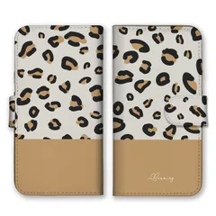 iPhone 12 iPhone12Pro ケース 手帳型 アイフォン12 スマホケース 携帯ケース レオパード 豹柄 ヒョウ柄 アニマル柄 大人可愛い キレイ目 くすみカラー グレー ピンク カラー02