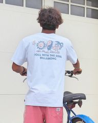 2025春夏 新品【BILLABONG/ビラボン】ROLL Tシャツ WHT メンズ BF011204