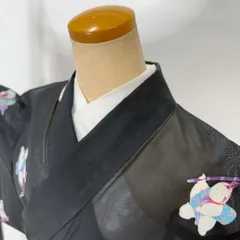 新品 やまと誂製 紋紗 夏着物 正絹 仕付け糸付“品よく爽やかな海