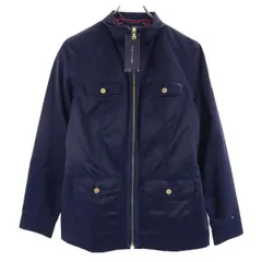 未使用 トミーヒルフィガー ミリタリージャケット S ネイビー TOMMY HILFIGER レディース 【中古】  【230927】